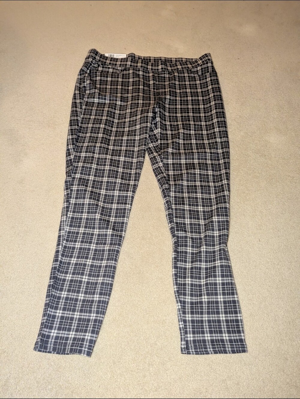Nwt Seven7 Plaid Pull On Leggings Sz XXL